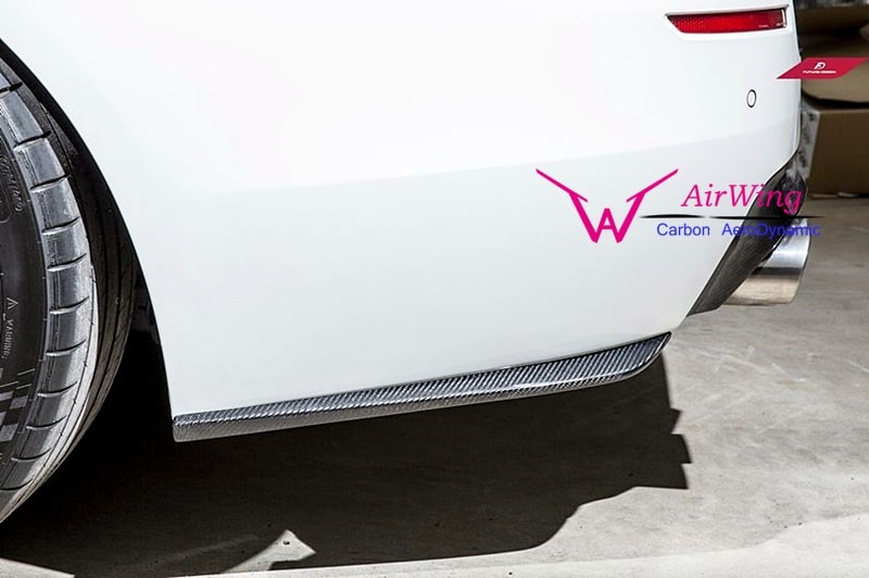 F10 M5 – FD-II carbon Rear bumper splitter 04